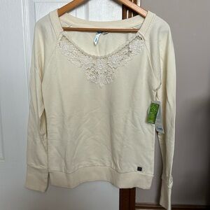 Orb shirt crochet panel - New with tags - small